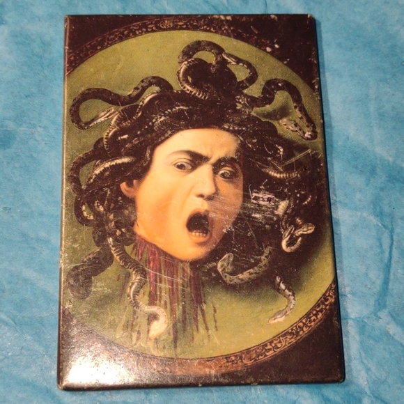 Very old vintage Medusa magnet